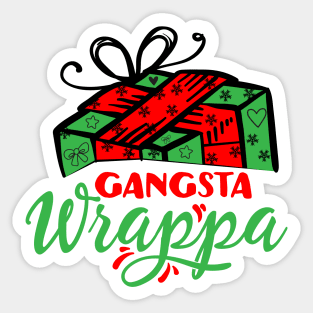 Gangsta Wrappa Sticker